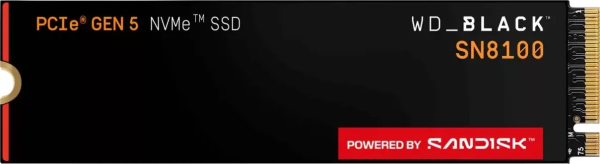 8TB SanDisk WD_BLACK SN8100, PCIe 5.0 X4