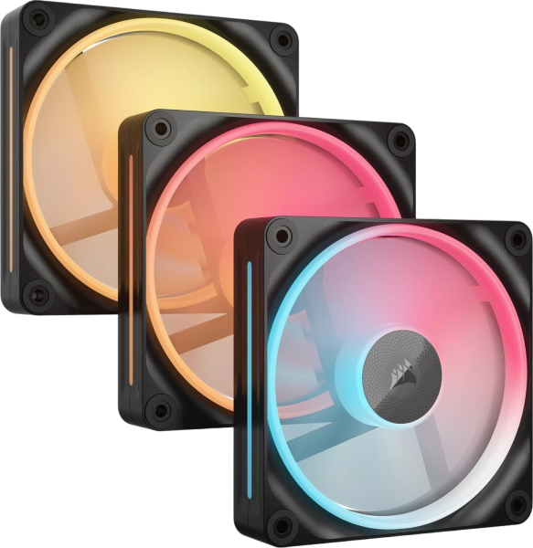 Corsair iCUE LINK LX120 RGB black, 120mm, Triple Pack