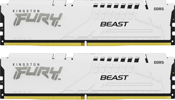 32GB (2x 16GB) DDR5-6000 CL30, Kingston Fury Beast White