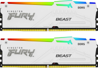 64GB (2x 32GB) DDR5-6000 CL30 Kingston Fury White RGB