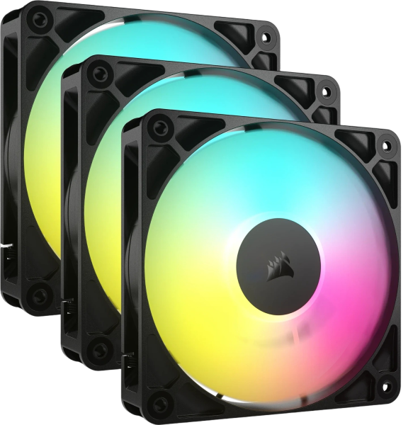 Corsair RS120 Reverse black, 120mm, Triple Pack