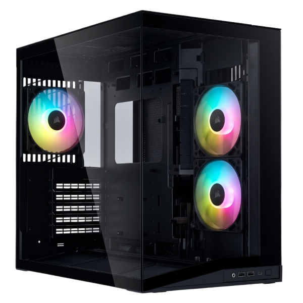 Lian Li O11 Dynamic Mini V2 Black + 3x Corsair RS120 ARGB