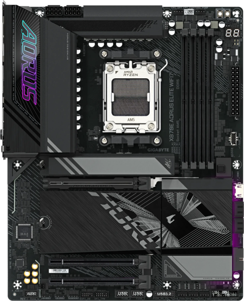 Gigabyte X870E AORUS ELITE WIFI7, Socket AM5