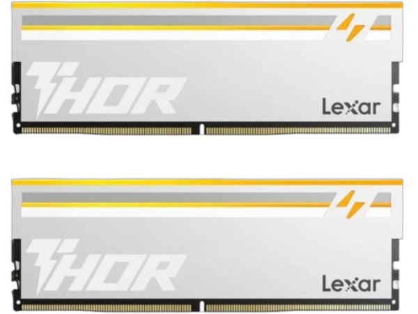 32GB (2x 16GB) DDR5-6000 CL36 Lexar Thor Z RGB White