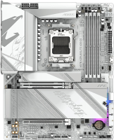Gigabyte X870 AORUS ELITE X3D ICE, Socket AM5, White