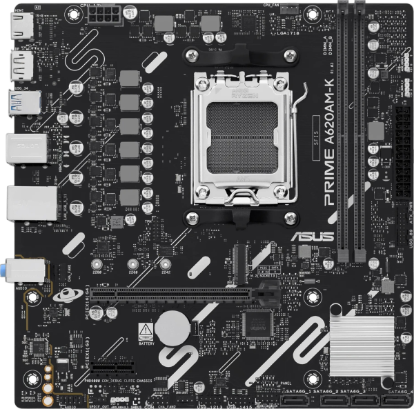 ASUS PRIME A620AM-K, Socket AM5
