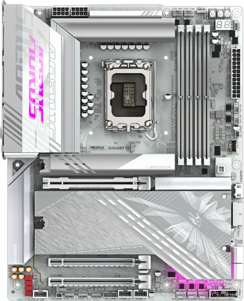 Gigabyte Z890 AORUS ELITE X ICE, Socket 1851, White
